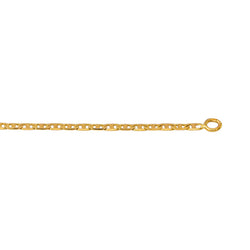 Marine Yellow Gold Link Necklace