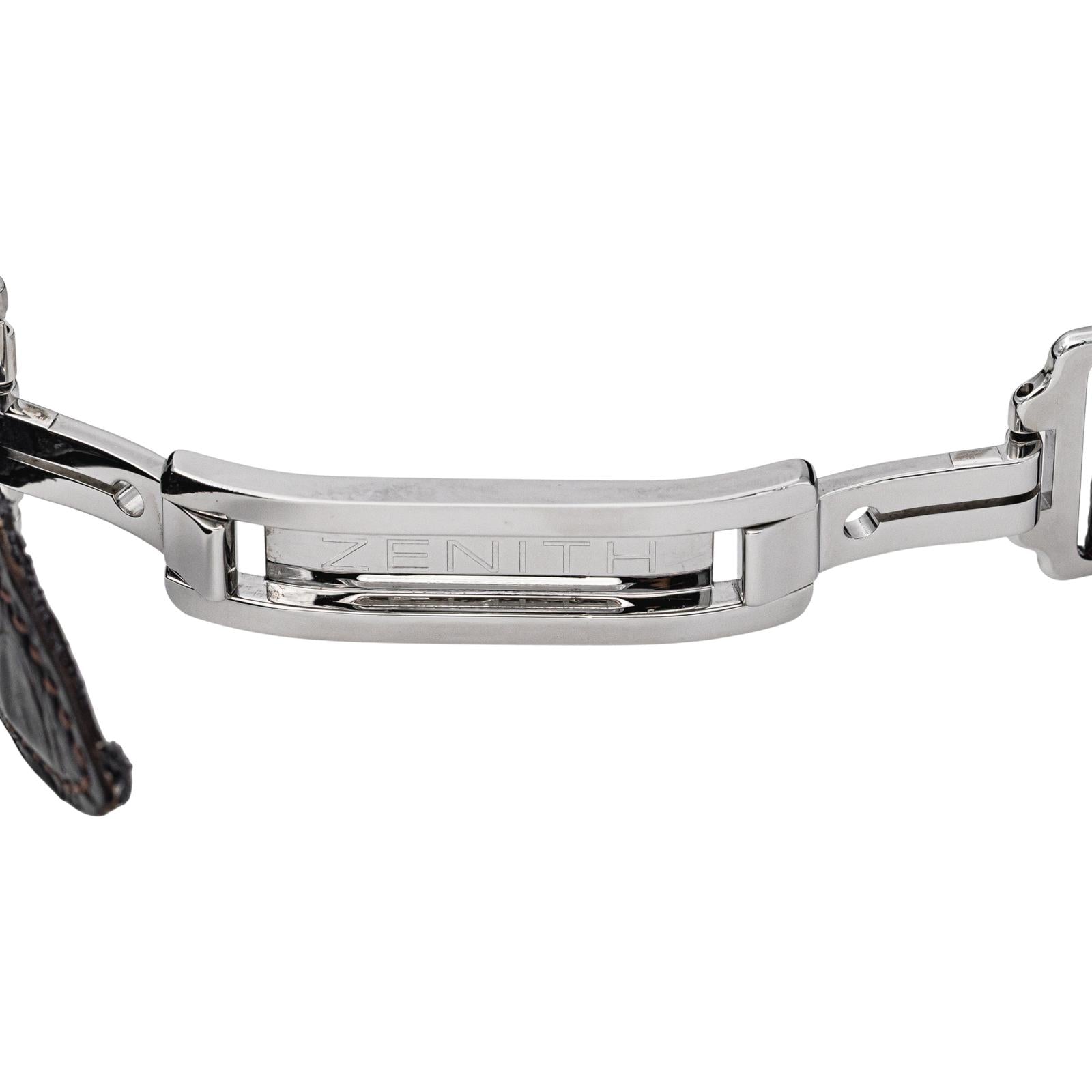 Zenith Elite Watch, Stainless Steel