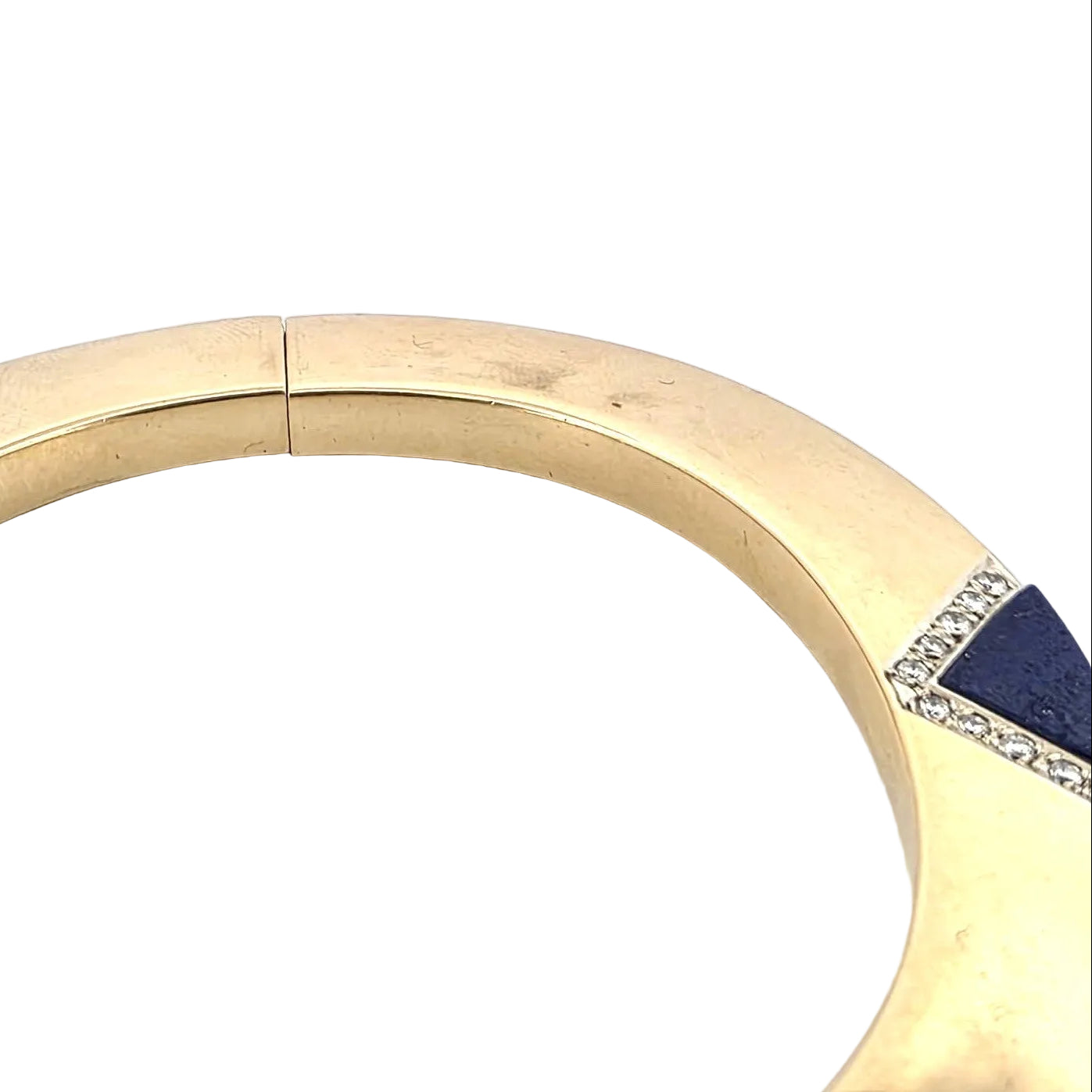 Bracelet Rush in yellow gold, lapis lazuli and diamonds