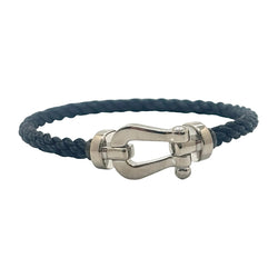 Bracelet FRED "Force 10" GM in white gold