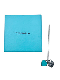 TIFFANY & CO. "Return to Tiffany" Pendant Necklace in Silver and Enamel