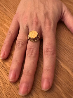 Bague en or jaune