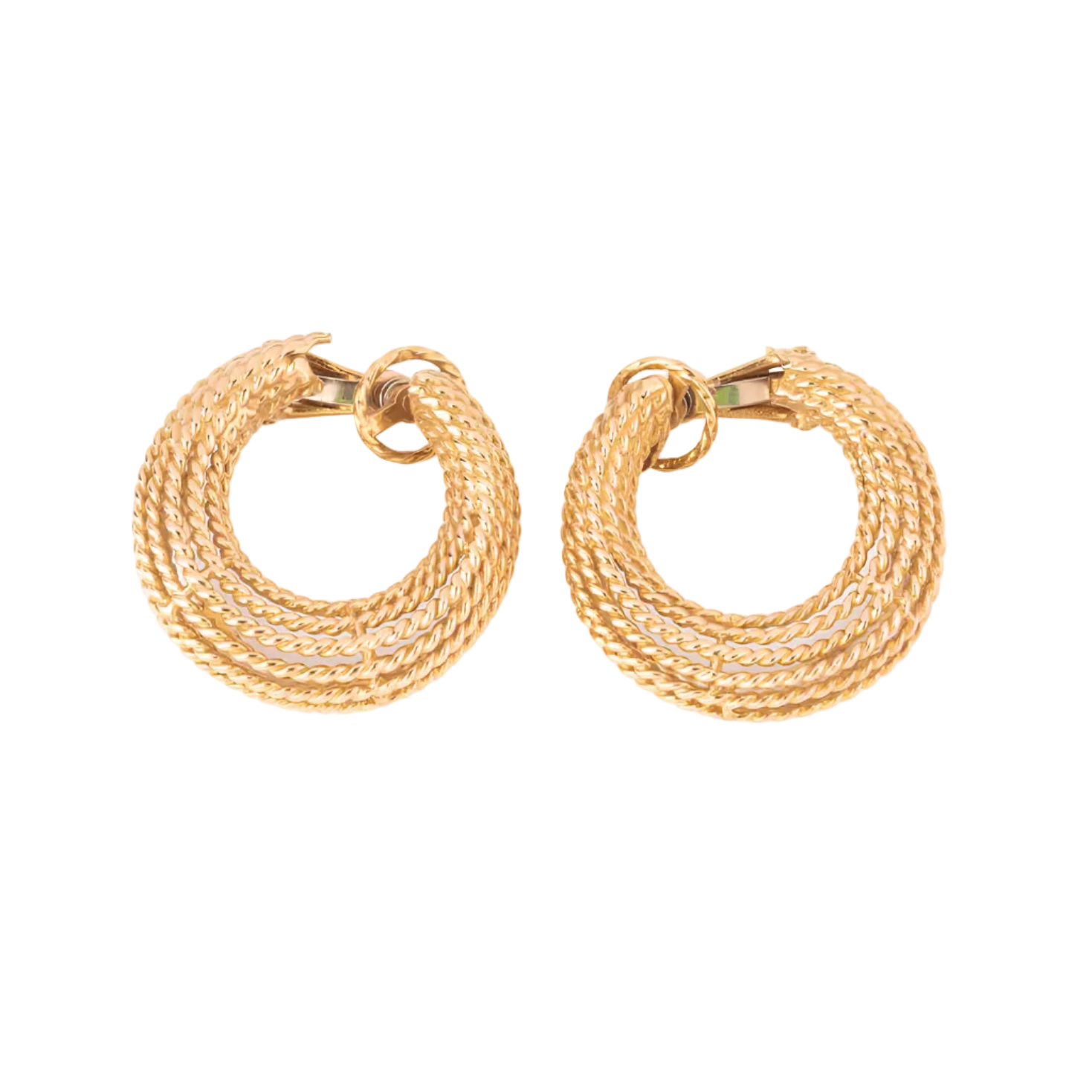 Boucles d'oreilles Créoles en or jaune