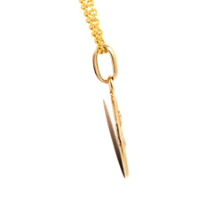 AUGIS Pendant in Yellow Gold, Ruby, and Diamond