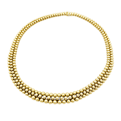 Necklace Boucheron, "Grains de Raisin", yellow gold.