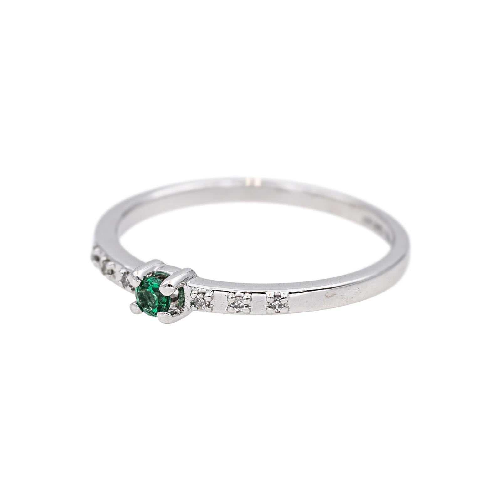 Mauboussin Ring Capsule of emotions White gold Emerald