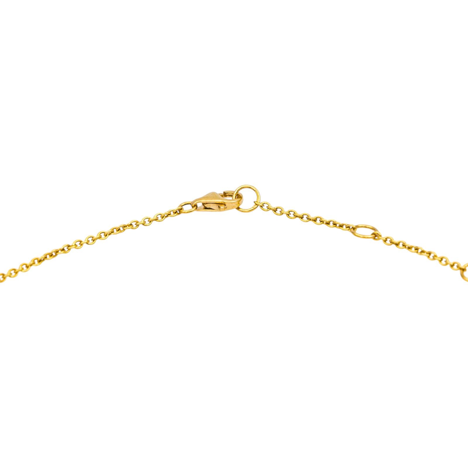 Necklace Yellow gold diamond