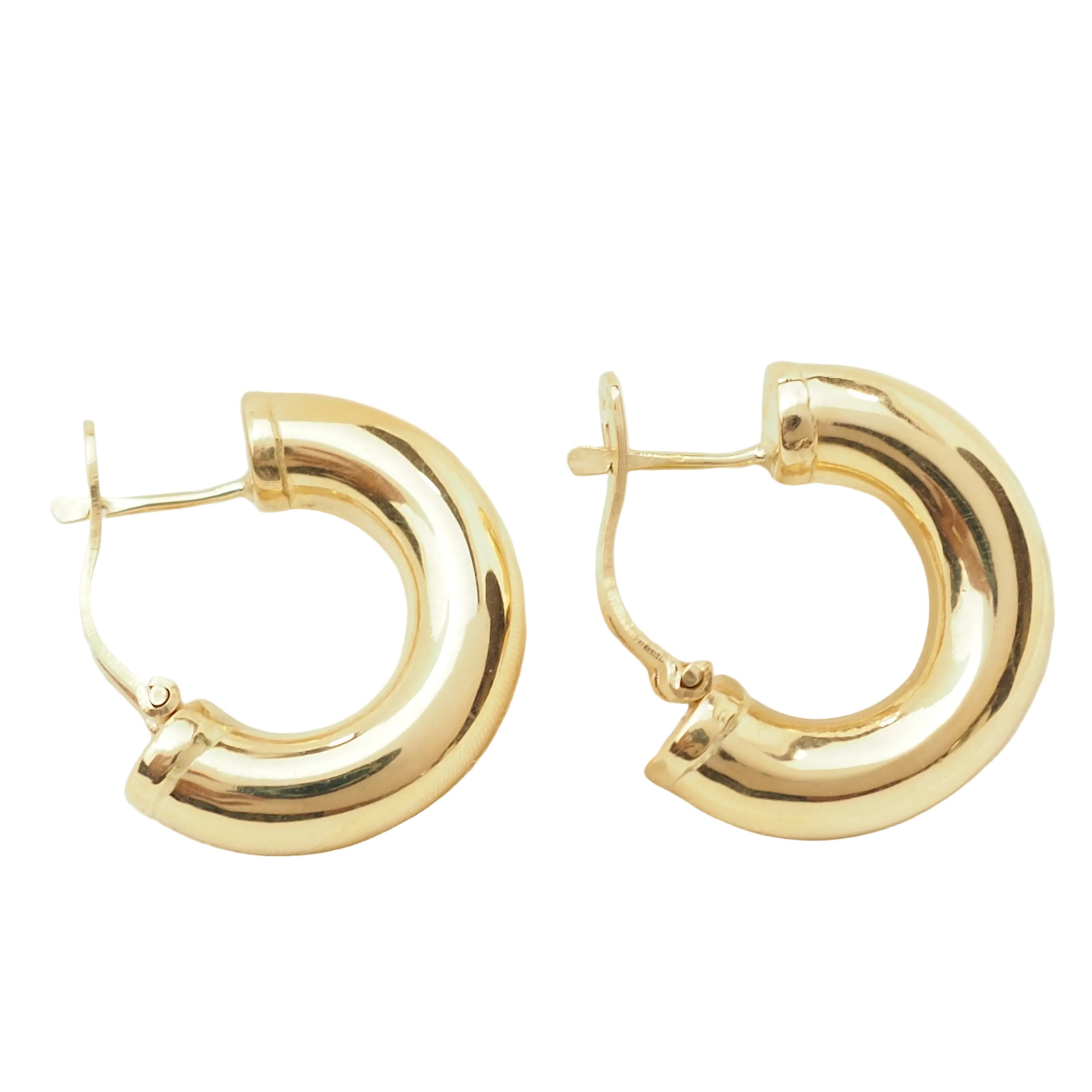 Boucles d'oreilles Créoles en or jaune