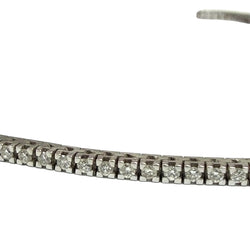 "Rivière" Necklace in White Gold and Diamonds