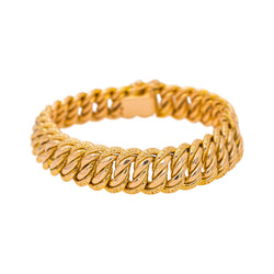 Bracelet Maille américaine Or jaune