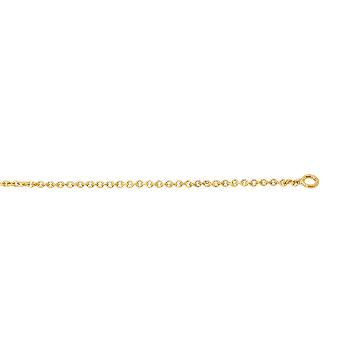 Yellow Gold Filigree Link Necklace