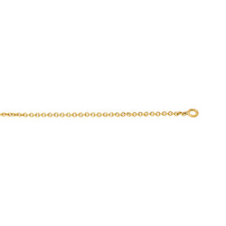 Yellow Gold Filigree Link Necklace