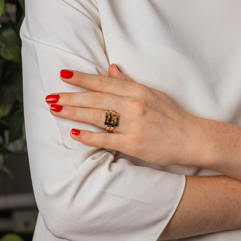 Boucheron Bague Déchaînée Or jaune - Castafiore