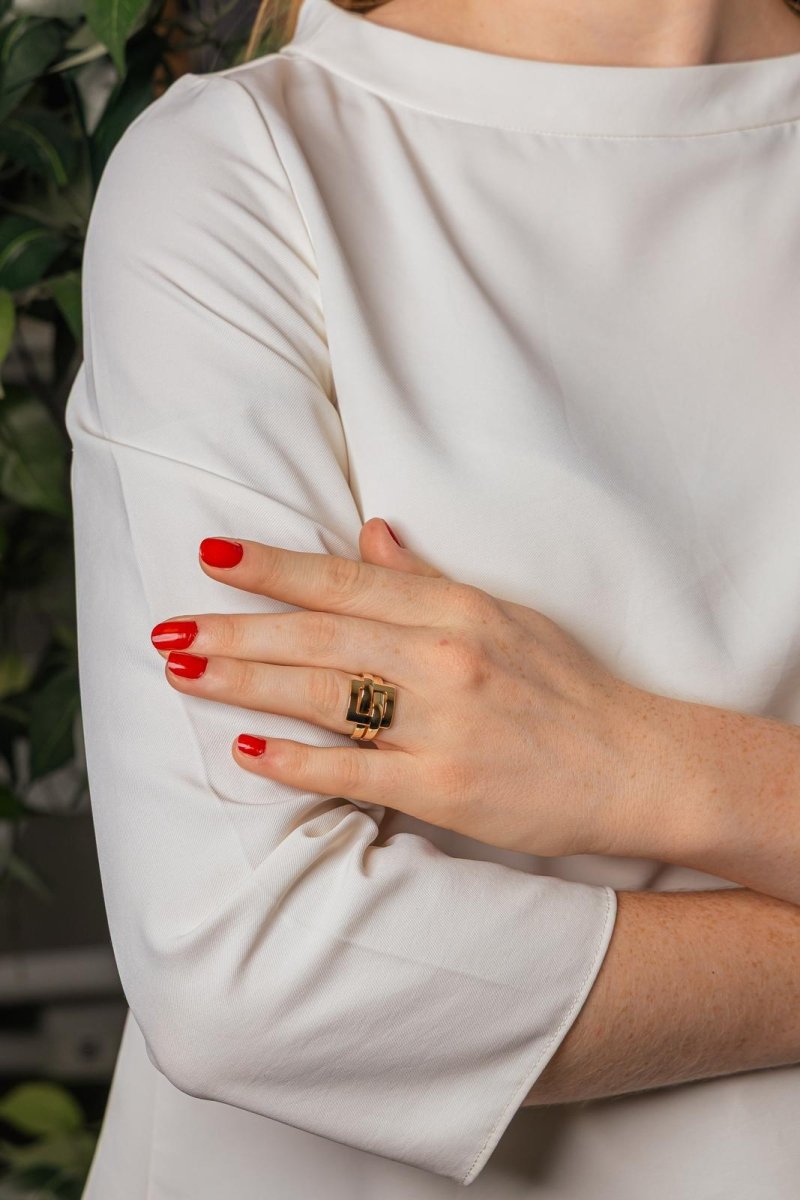 Boucheron Bague Déchaînée Or jaune - Castafiore