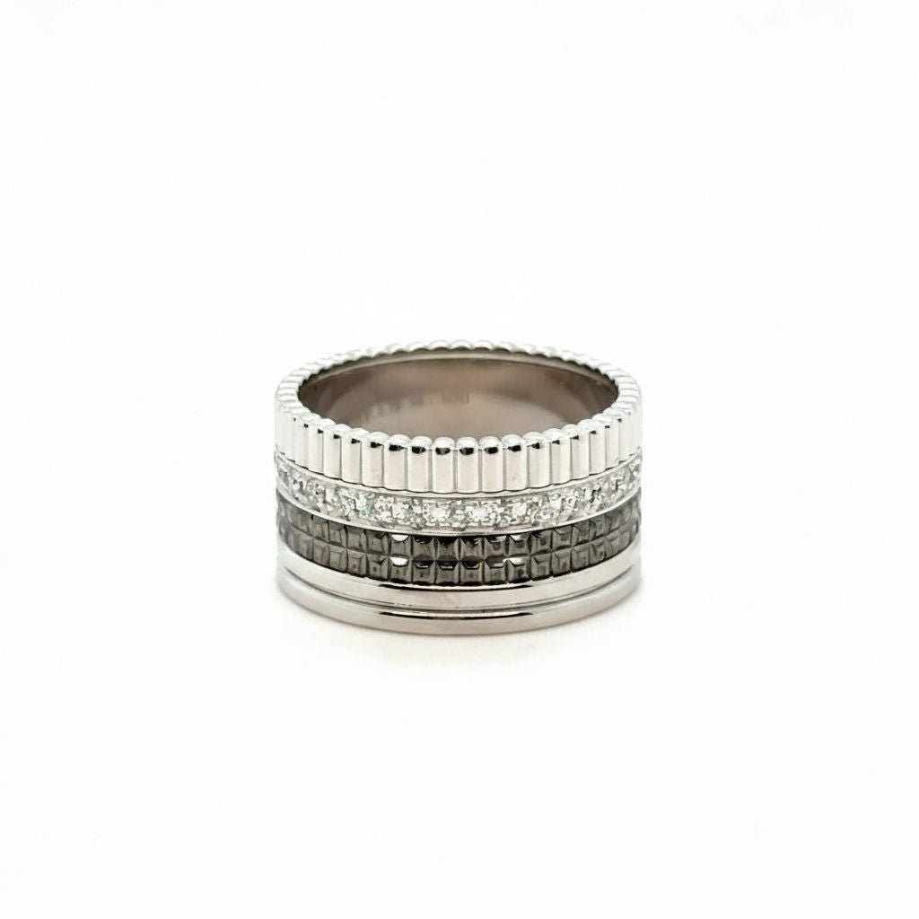 Boucheron - Bague quatre Black édition Large - Castafiore