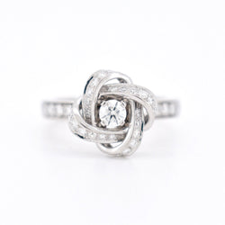 Boucheron - Collection Pivoine - Bague Or Blanc 18 carats et Diamants - Castafiore