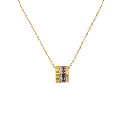 Boucheron Necklace Four yellow gold diamond