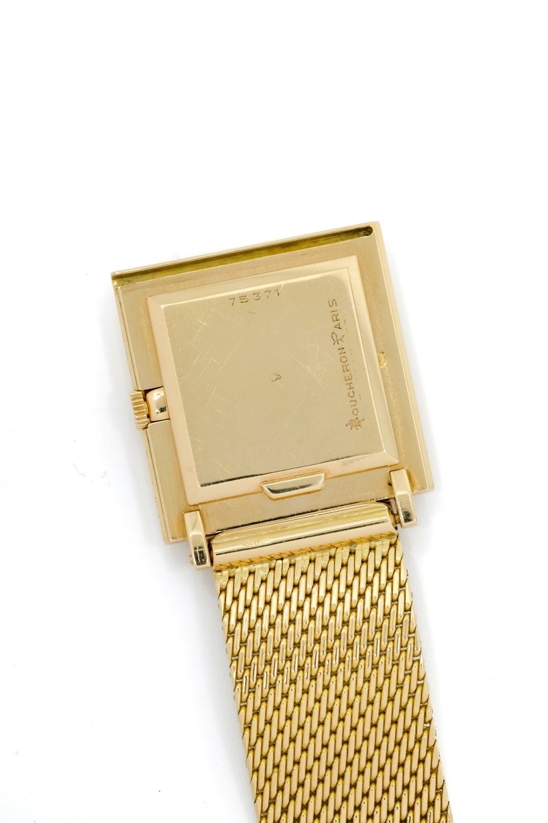 Boucheron La Carrée Or Jaune & rose - Mécanique - Castafiore