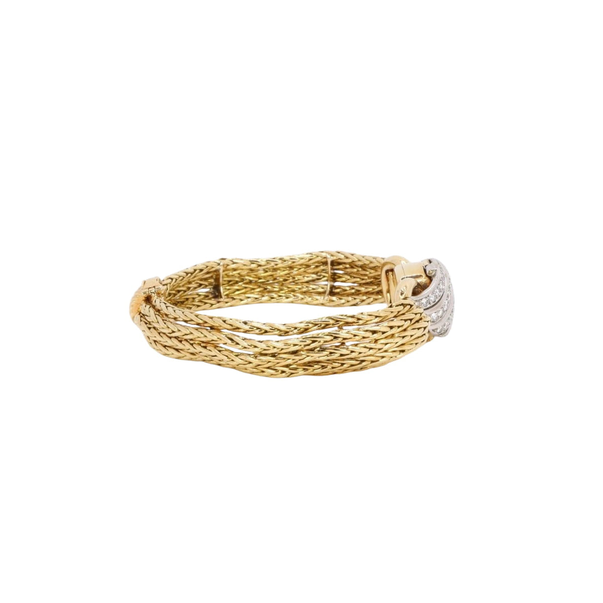 BOUCHERON Montre à secrets or jaune diamants - Castafiore