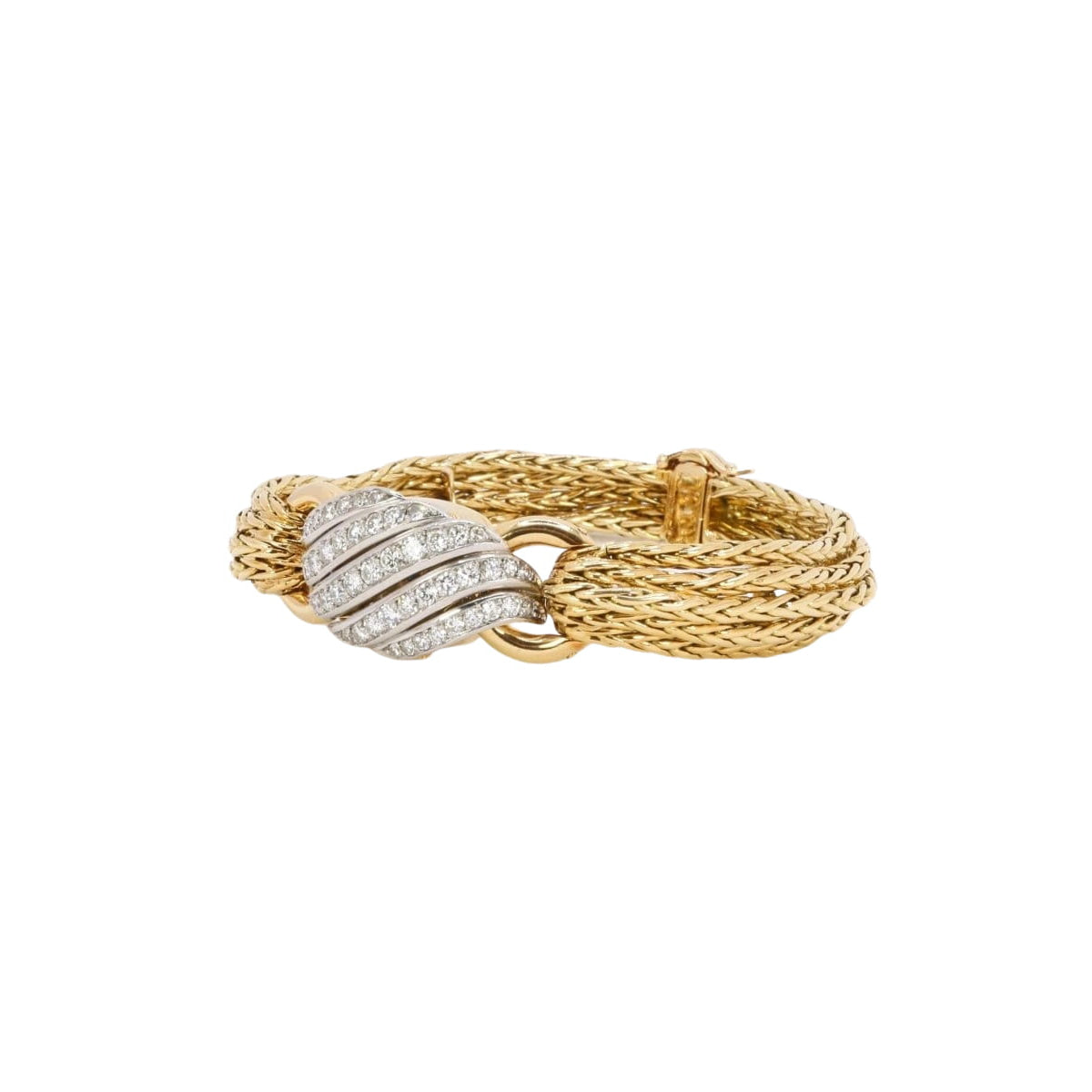 BOUCHERON Montre à secrets or jaune diamants - Castafiore