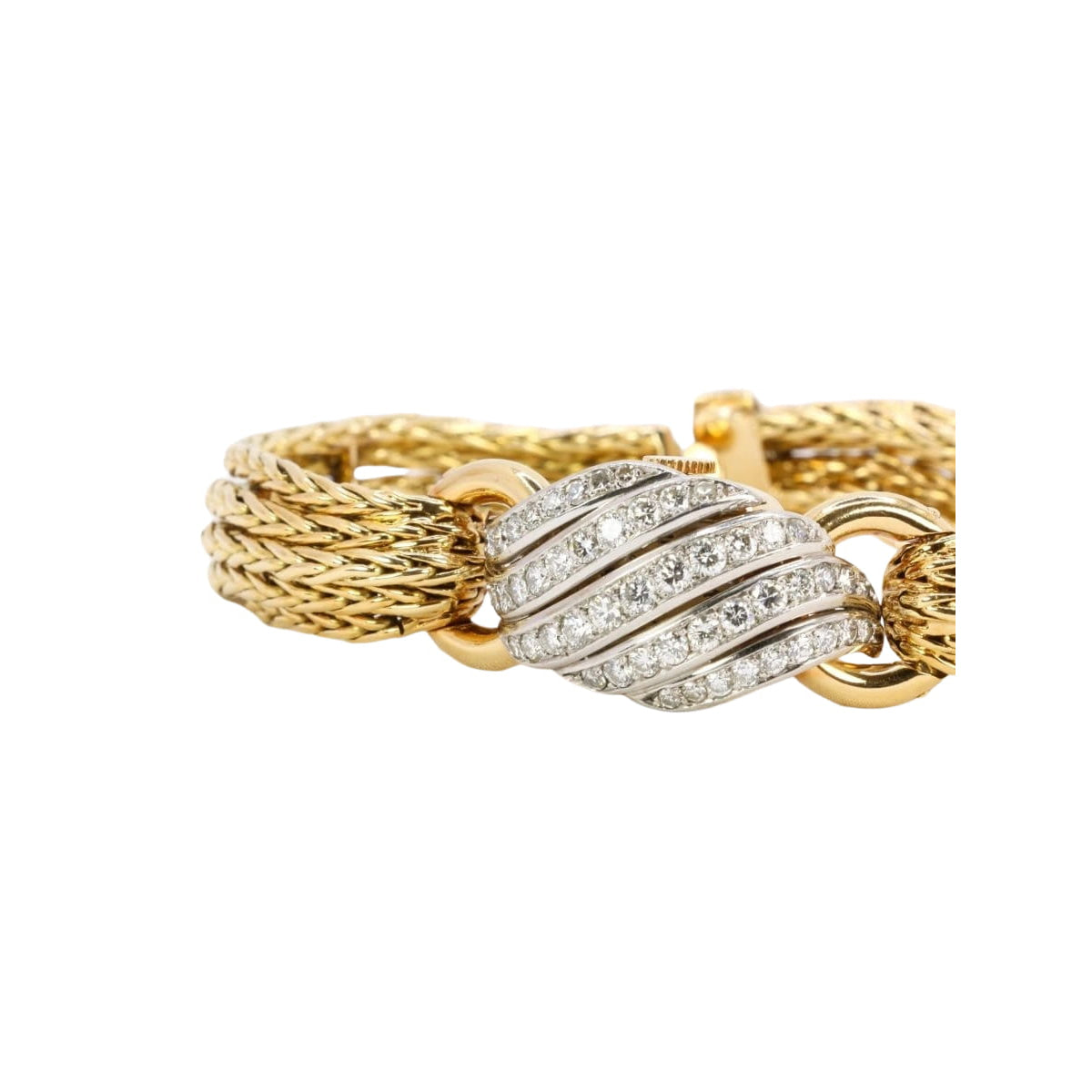 BOUCHERON Montre à secrets or jaune diamants - Castafiore