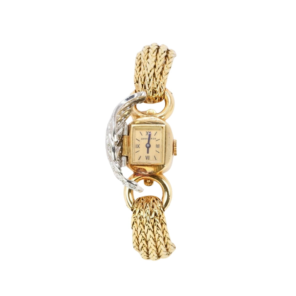 BOUCHERON Montre à secrets or jaune diamants - Castafiore