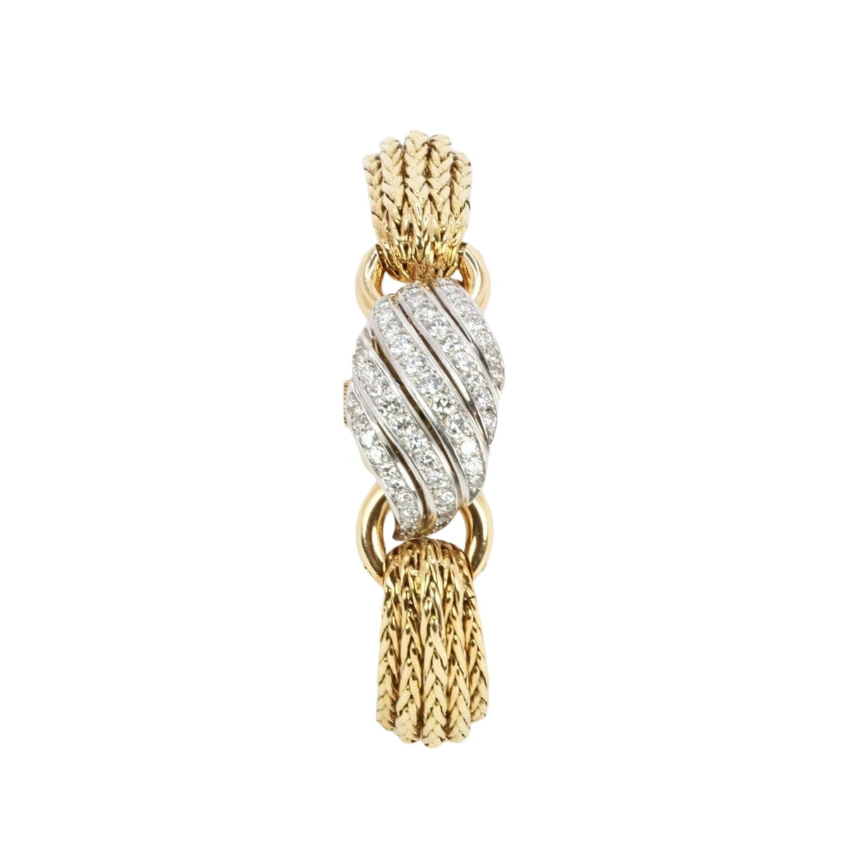 BOUCHERON Montre à secrets or jaune diamants - Castafiore