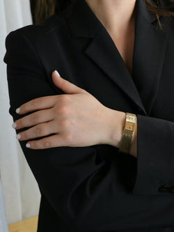 BOUCHERON Montre vintage or jaune - Castafiore