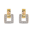 Boucle d'oreilles GUY LAROCHE en or jaune et diamant - Castafiore