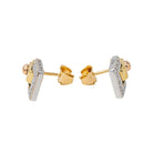 Boucle d'oreilles GUY LAROCHE en or jaune et diamant - Castafiore