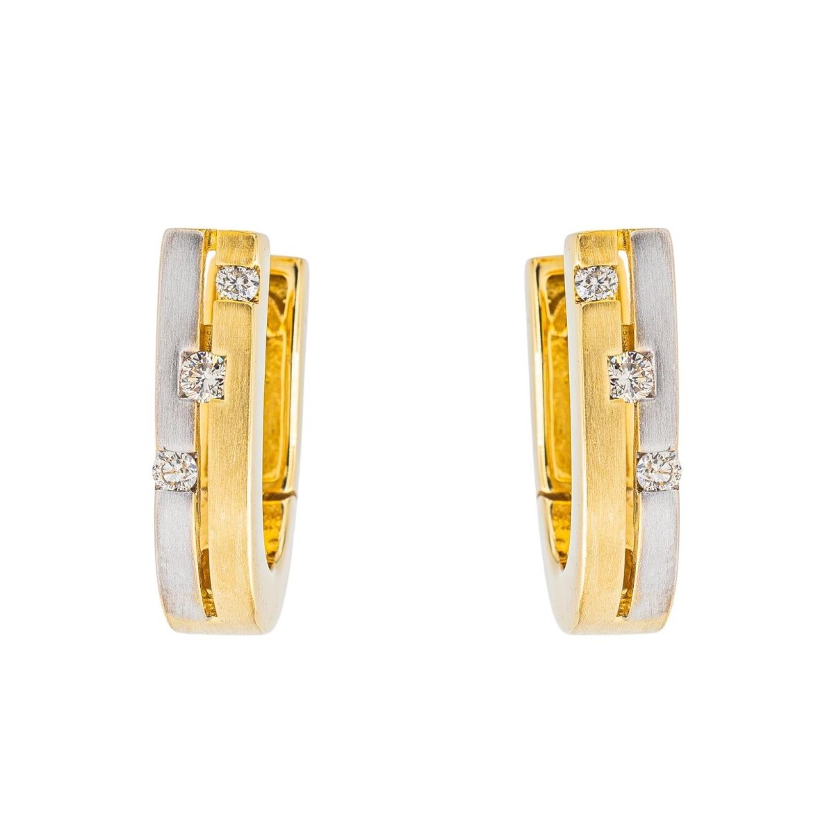 Boucle d'oreilles Or jaune Diamant - Castafiore