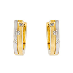 Boucle d'oreilles Or jaune Diamant - Castafiore