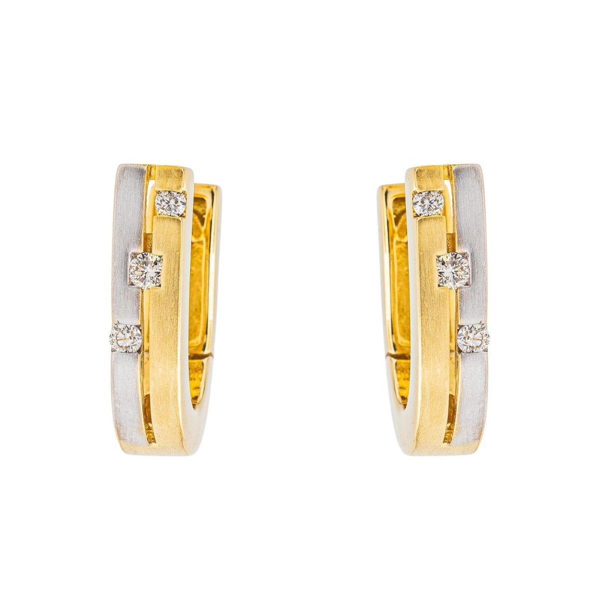 Boucle d'oreilles Or jaune Diamant - Castafiore