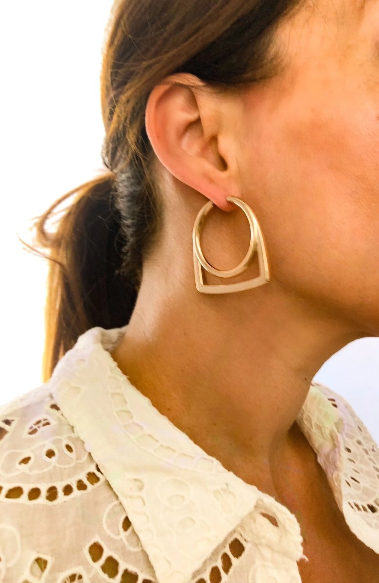 Boucles d'oreille en or jaune de la maison Fred, modèle Success - Castafiore