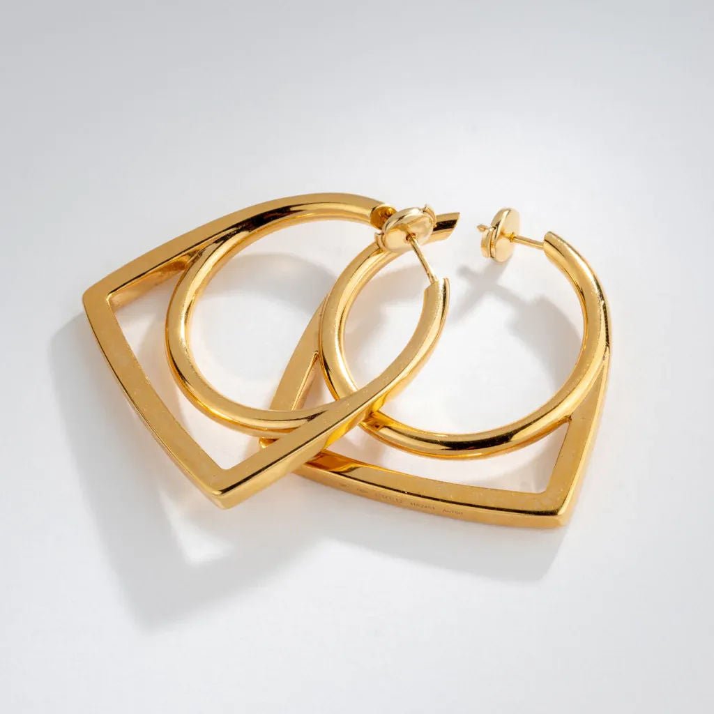 Boucles d'oreille en or jaune de la maison Fred, modèle Success - Castafiore