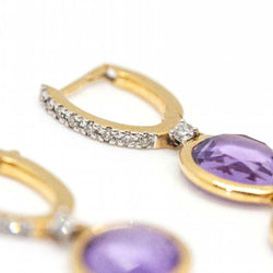 Boucles d'oreilles AMATIS en or rose et diamants - Castafiore