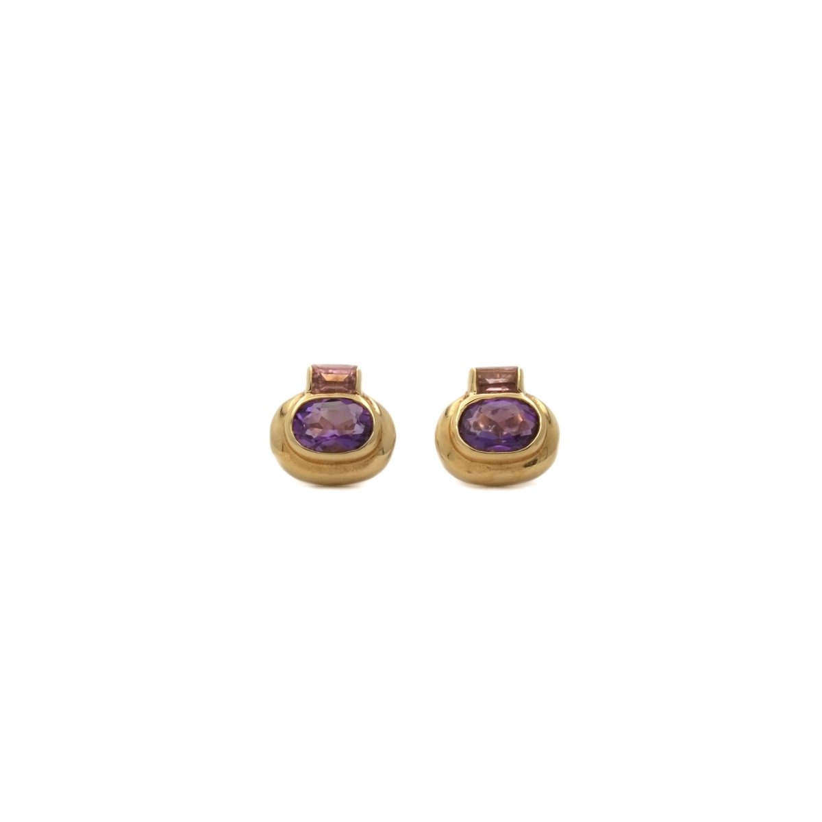 Boucles d’oreilles améthystes - Castafiore
