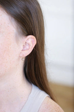 Boucles d'oreilles anciennes diamants 1,00 Ct - Castafiore