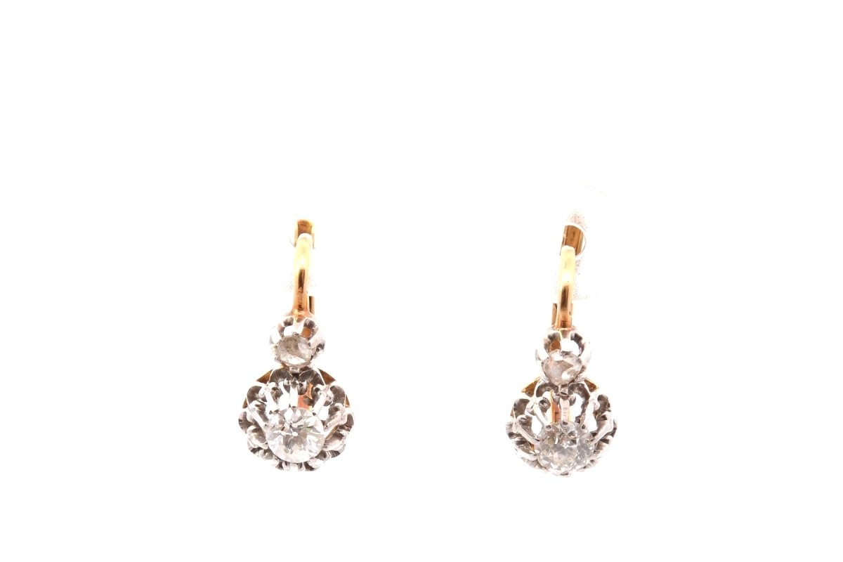 Earrings old diamonds