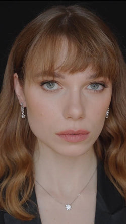 Boucles d'oreilles Art Déco diamants - Castafiore