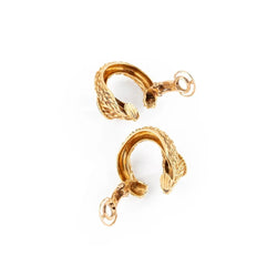 Boucles d'oreilles BOUCHERON "Serpent Bohème" en or jaune et diamants - Castafiore
