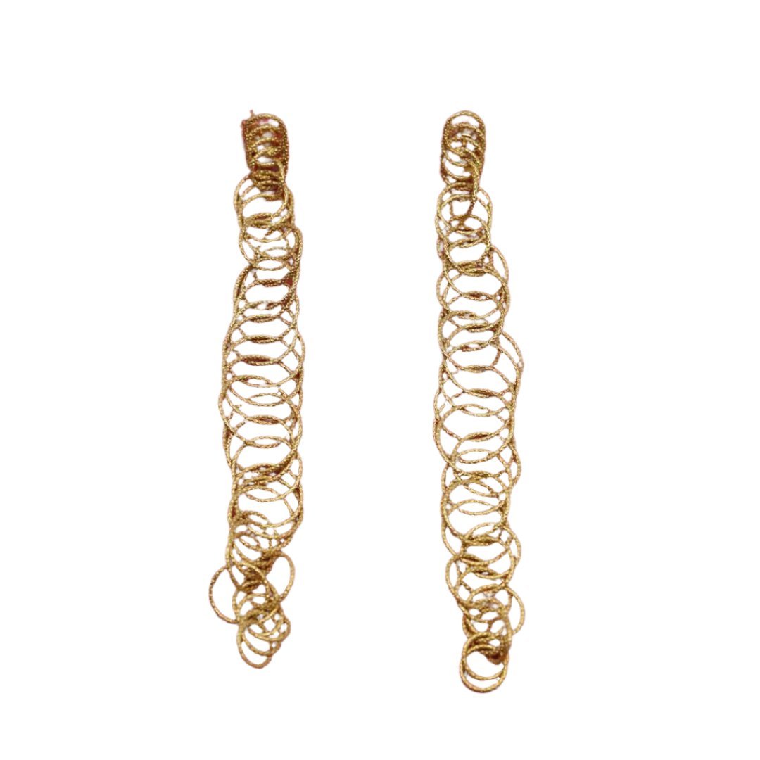 Boucles d'oreilles BUCCELLATI "Hawaii" en or jaune - Castafiore