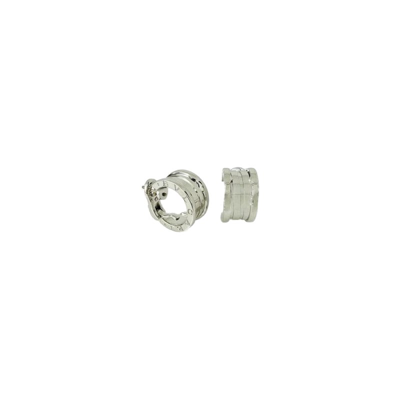 Boucles d'oreilles BULGARI "B.Zero1" en or blanc - Castafiore