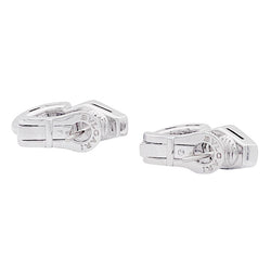 Boucles d'oreilles BULGARI "Serpenti Viper" en or blanc et diamant - Castafiore