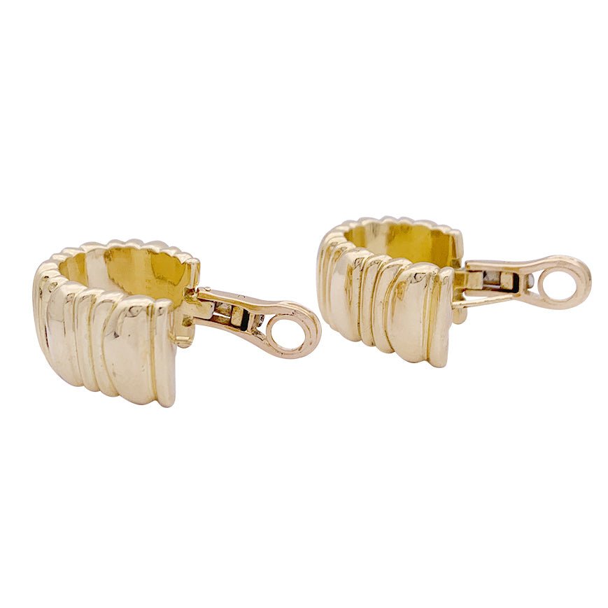 Boucles d'oreilles Cartier, "Casque d'or", or jaune. - Castafiore