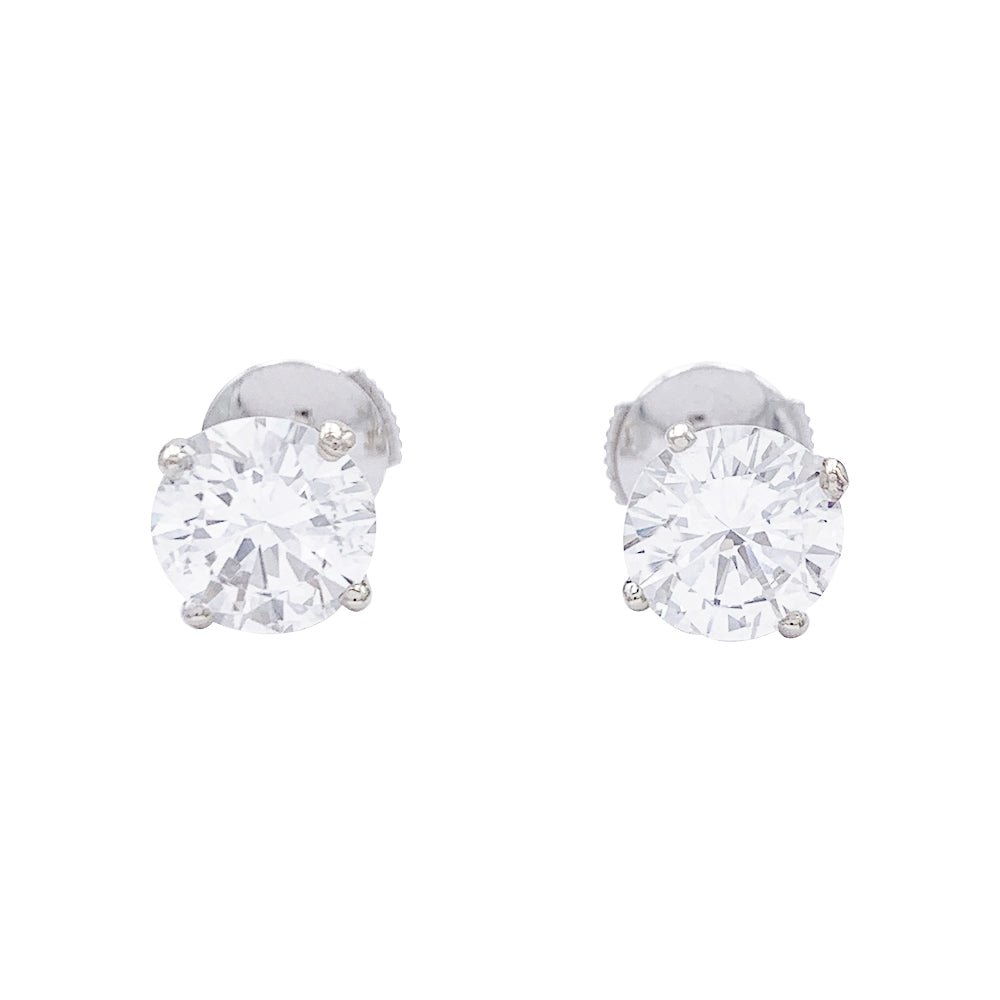 Boucles d'oreilles Cartier diamants - Castafiore