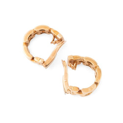 Boucles d'oreilles CARTIER Panthère en or jaune et diamants - Castafiore