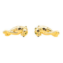 Boucles d'oreilles CARTIER "Panthère" en or jaune et or blanc - Castafiore
