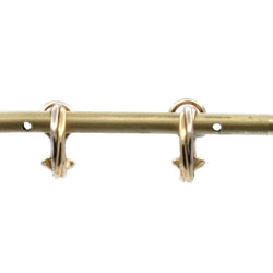 Boucles d'oreilles CARTIER Trinity en or gris, or jaune et or rose - Castafiore