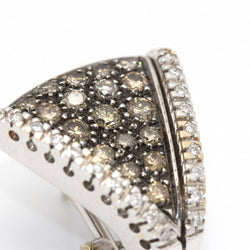 Boucles d'oreilles CENTOVENTUNO en or blanc d'occasion - Castafiore